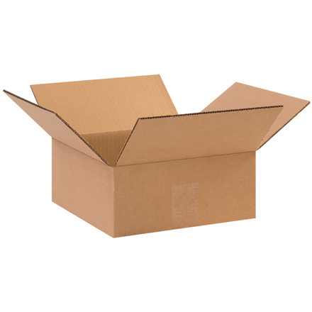 10 x 10 x 4" Flat Corrugated Boxes