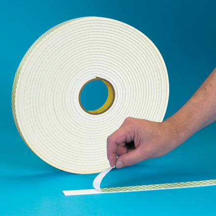 1/2" x 72 yds. (1 Pack) 3M<span class='tm'>™</span> 4032 Double Sided Foam Tape