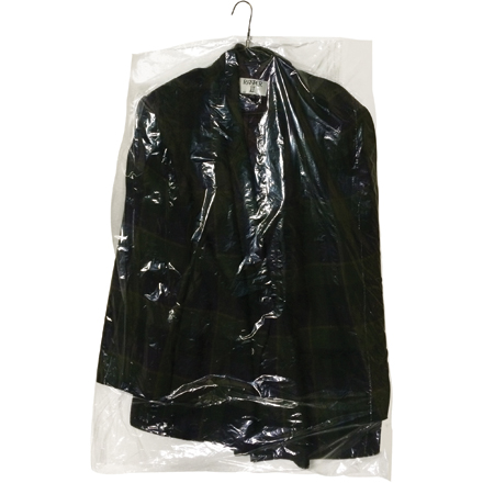 21 x 4 x 54" - 0.6 Mil Garment Bags