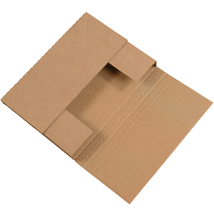 12 <span class='fraction'>1/8</span> x 9 <span class='fraction'>1/8</span> x 2" Kraft Easy-Fold Mailers